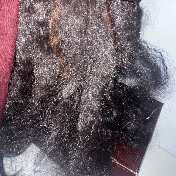 Disney Pirates Of Caribbean Jack Sparrow Tricorn Hat Wig Adult Size Halloween - Picture 3 of 7